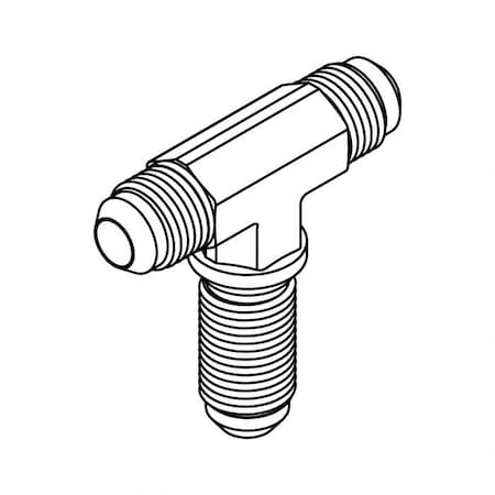Tompkins Hydraulic Fitting-Steel06MJ BULKHEAD UNION BRANCH TEE 2703-06-06-06